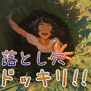 落とし穴ドッキリ!!