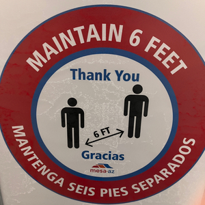 Mantenga Seis Pies Separaos