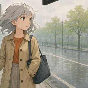 遙かポストの影