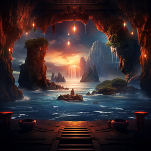 Calm Melodies in Zen Yoga Reflection