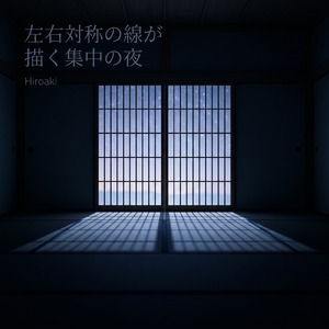 平行な水平線を見つめる安眠