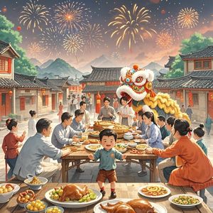 免费食粤西年例-中国红