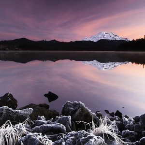 Crystal in a Lake