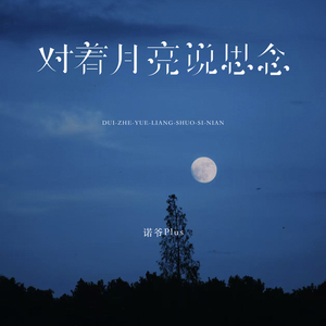 对着月亮说思念 (伴奏)