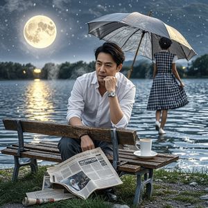 月下的涟漪