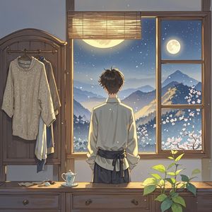 窗台晚风_杨富国