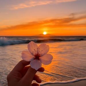 Amanece en la playa