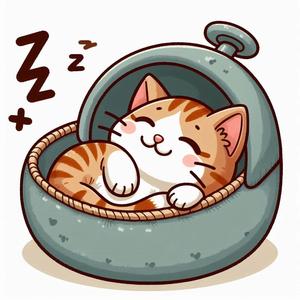 El gatito dormilon - musica divertida para niños