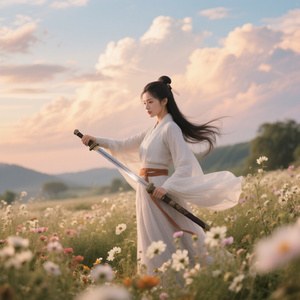 提剑也看花