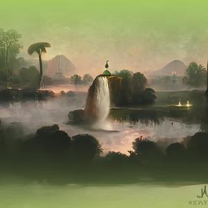 Azure Scream With Green Emily