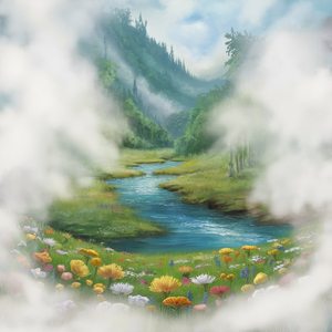 은촛대가 밝힌 방 한가운데서