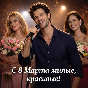 С 8 Марта милые, красивые!