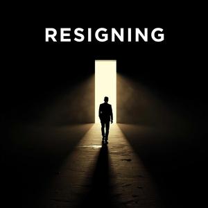 resigning