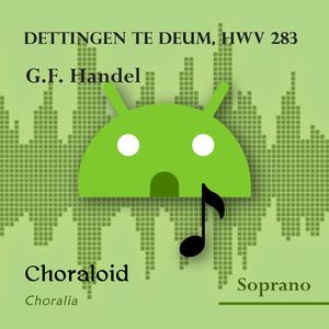 Dettingen Te Deum, HWV 283: We therefore pray Thee (Soprano I - Voice with metronome)