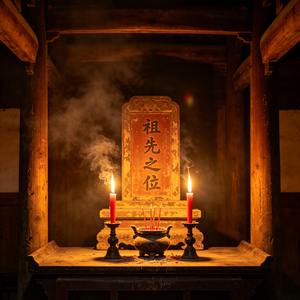祠堂烛火