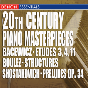 Preludes for Piano, Op. 34: No. 10: Moderato non troppo - Allegretto - Moderato non troppo