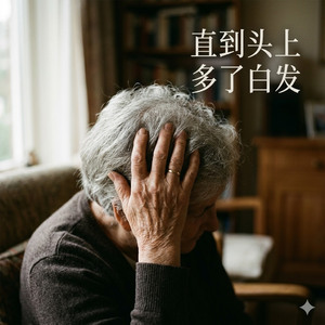 直到头上多了白发（空落落的心为你愁）