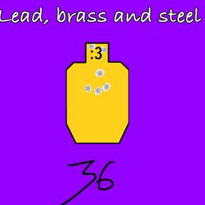 Lead brass and steel