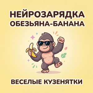 Нейрозарядка Обезьяна-банана