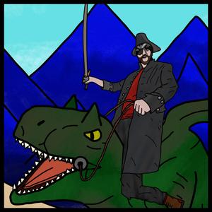 Pirate on a Dinosaur