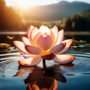 Fresh Dew On Quiet Leaves