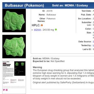 bulbasaur molly (50pc)