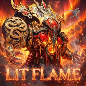 lit flame