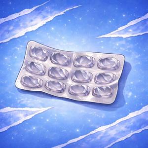 Eu acordo e tomo comprimidos