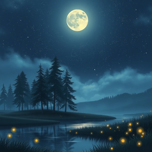 रात की चादर ओढ़े, चाँद की रोशनी में,-1