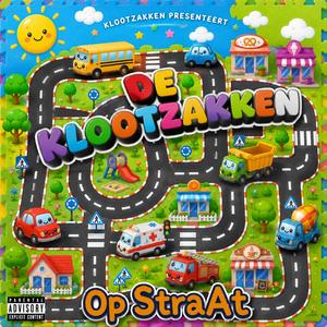 op straat