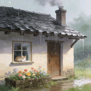 清晨的雨滴