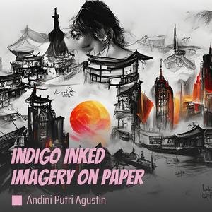 Indigo Inked Imagery on Paper