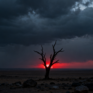 伤感 早已物是人非-病树残阳
