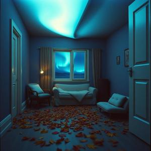 Northern Lights in a Low-Lit Room