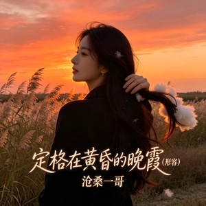 定格在黄昏的晚霞（形容）