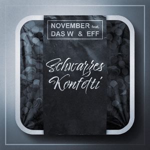 Schwarzes Konfetti