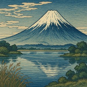 花散る川面の静かな鼓動