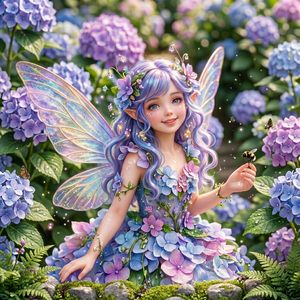 Lumina, the Hydrangea Fairy