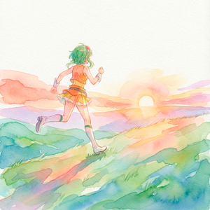 Running Over Sunrise