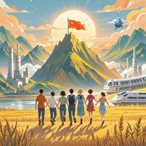东方朝阳_枫叶如火
