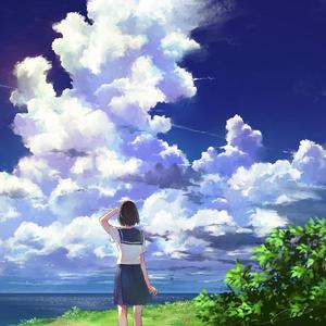 在看天上白云 (6)