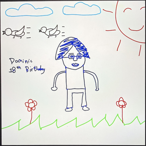 送给18岁的何翰文Domi