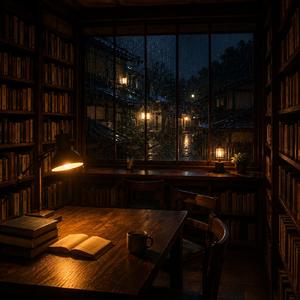 Late Night Kyoto Library