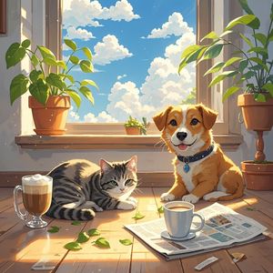 阳光明媚的一天