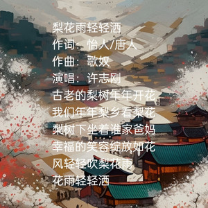 梨花雨轻轻洒