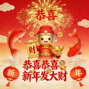 恭喜恭喜新年发大财