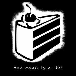the cake is a lie!