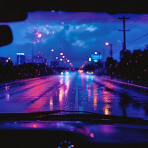 雨上がりのアスファルト