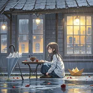 檐下听雨时-华华