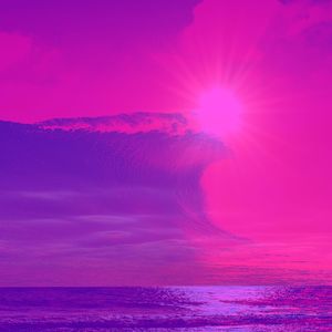 一尘不染海浪印象数